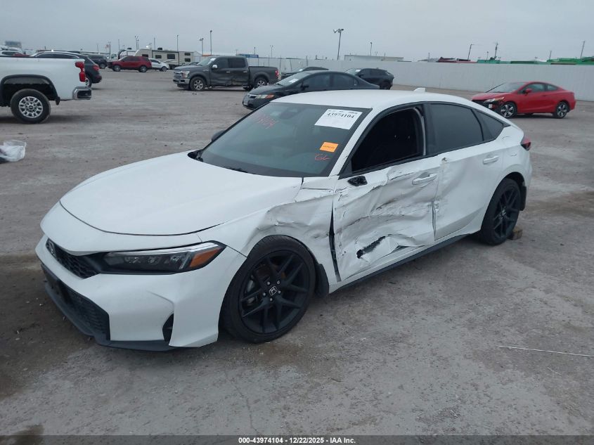 2025 Honda Civic Sport VIN: 19XFL2884SE018423 Lot: 43974104