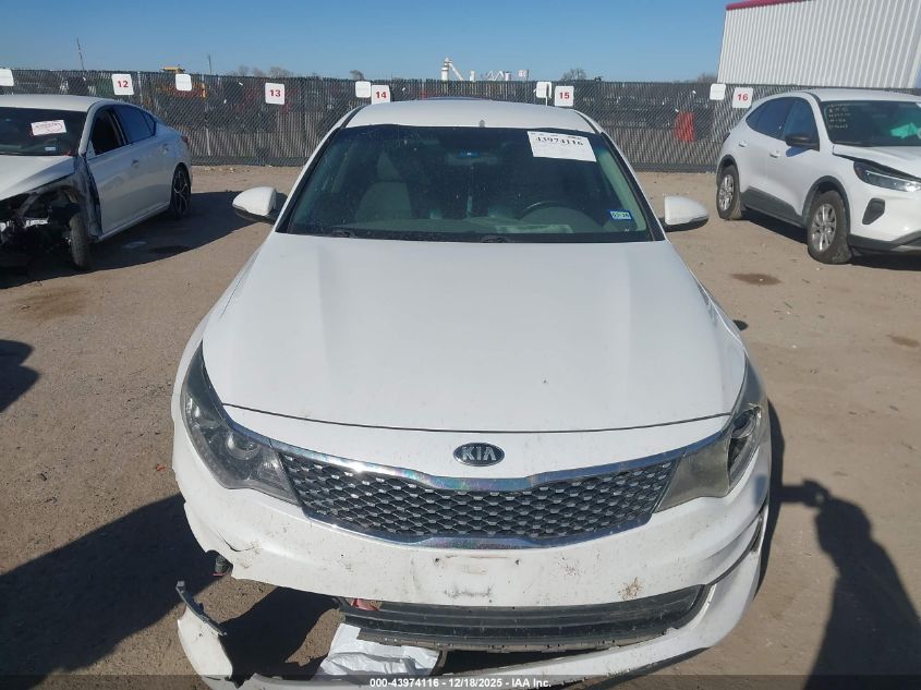 2016 Kia Optima Ex VIN: 5XXGU4L39GG031255 Lot: 43974116