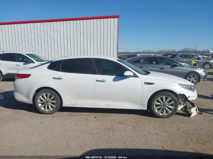 2016 Kia Optima Ex VIN: 5XXGU4L39GG031255 Lot: 43974116