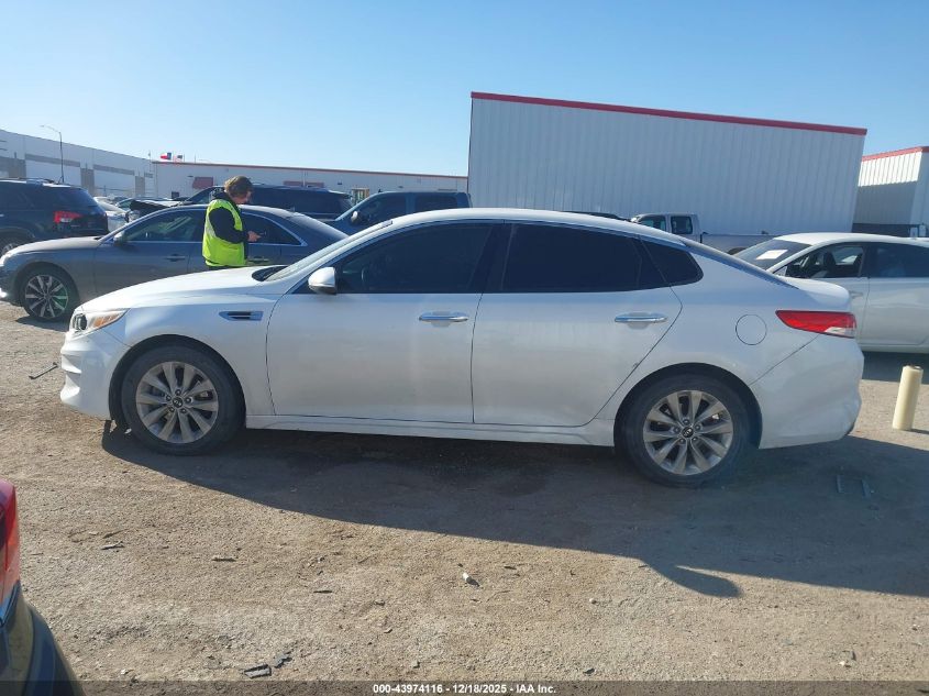 2016 Kia Optima Ex VIN: 5XXGU4L39GG031255 Lot: 43974116