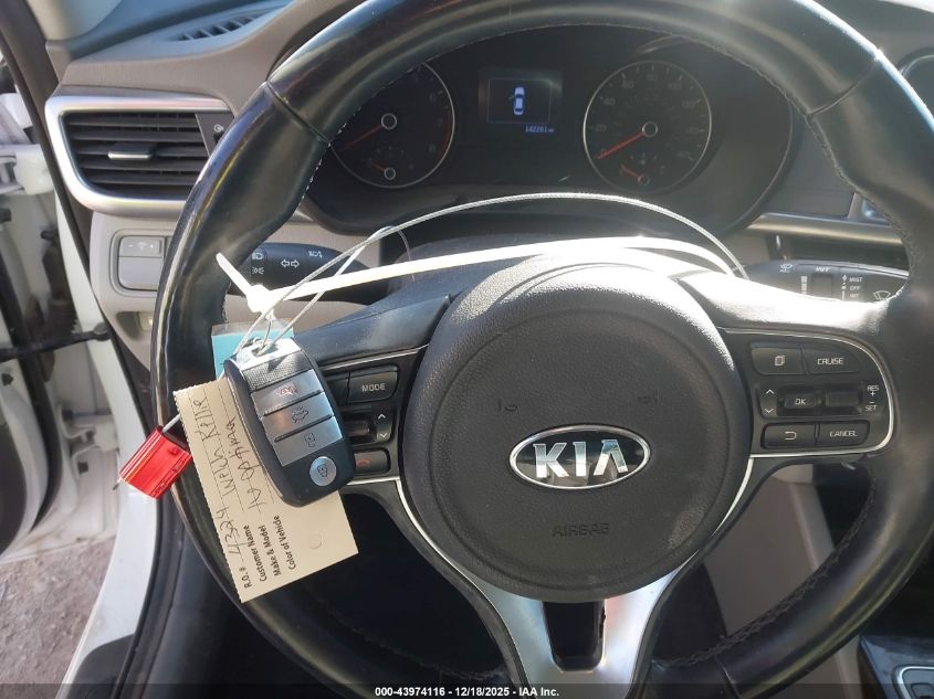 2016 Kia Optima Ex VIN: 5XXGU4L39GG031255 Lot: 43974116