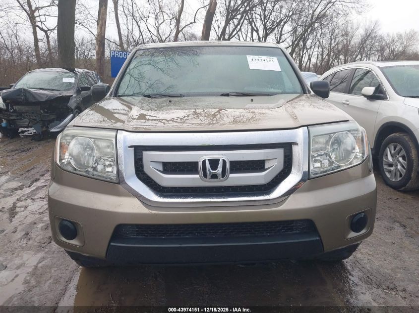 2011 Honda Pilot Lx VIN: 5FNYF4H21BB101762 Lot: 43974151