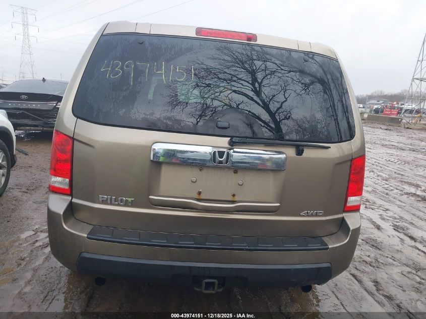 2011 Honda Pilot Lx VIN: 5FNYF4H21BB101762 Lot: 43974151