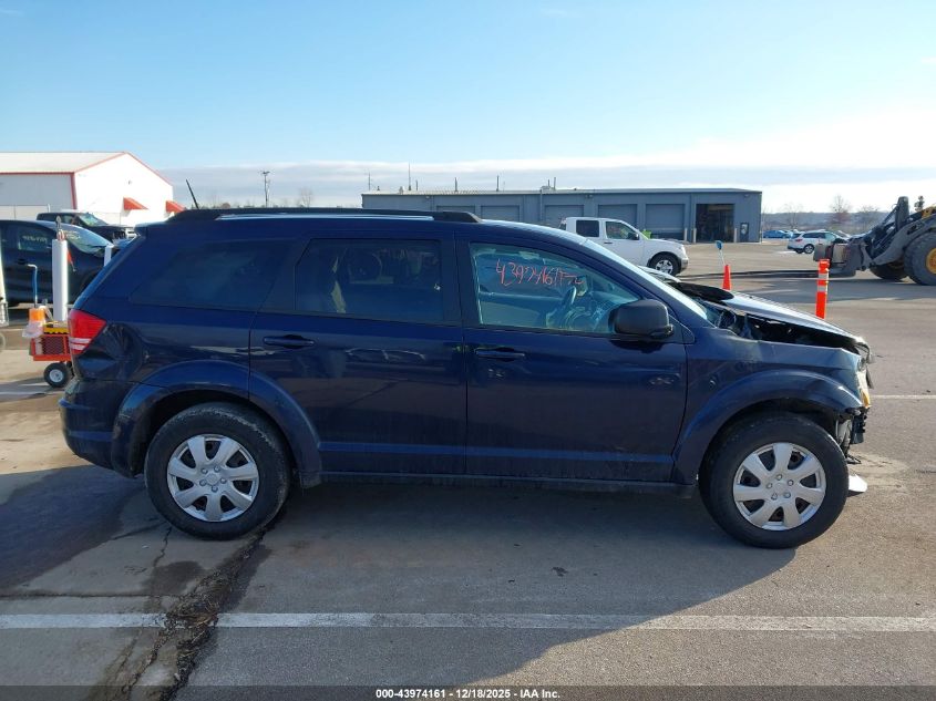 2018 Dodge Journey Se VIN: 3C4PDCAB9JT497302 Lot: 43974161