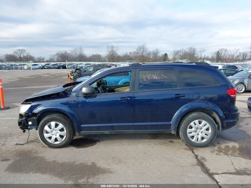 2018 Dodge Journey Se VIN: 3C4PDCAB9JT497302 Lot: 43974161
