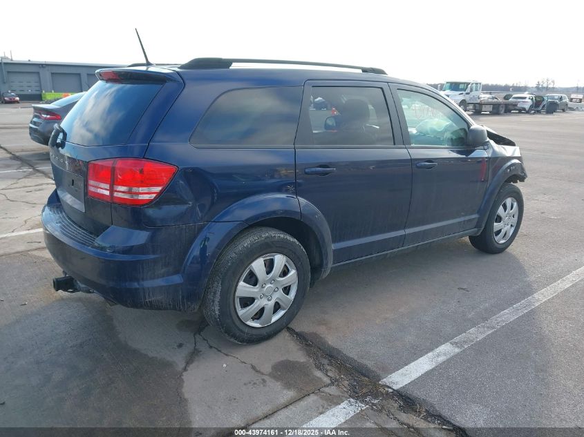 2018 Dodge Journey Se VIN: 3C4PDCAB9JT497302 Lot: 43974161