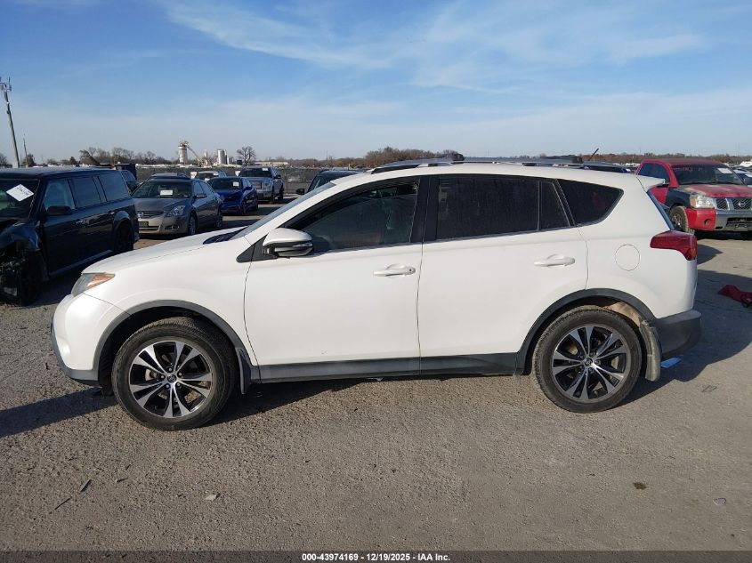 2015 Toyota Rav4 Limited VIN: 2T3YFREV0FW155811 Lot: 43974169