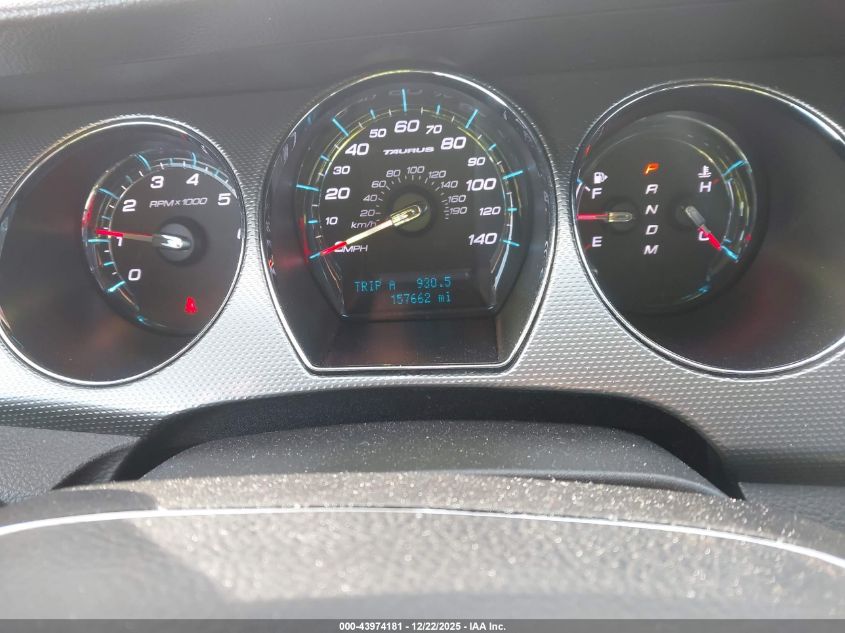 2011 Ford Taurus Sel VIN: 1FAHP2EW5BG174346 Lot: 43974181