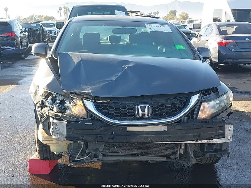 2013 Honda Civic Lx VIN: 19XFB2F59DE059631 Lot: 43974193