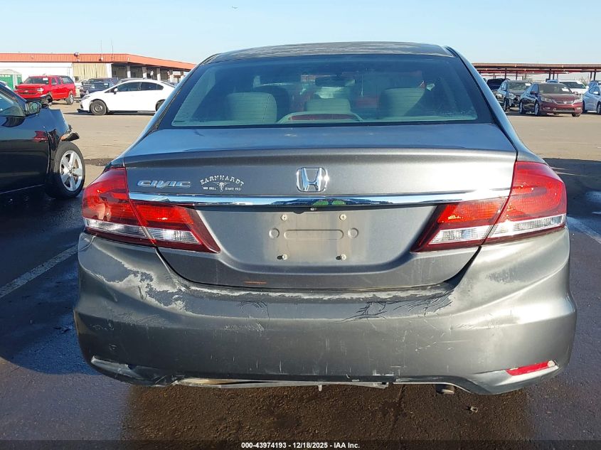 2013 Honda Civic Lx VIN: 19XFB2F59DE059631 Lot: 43974193