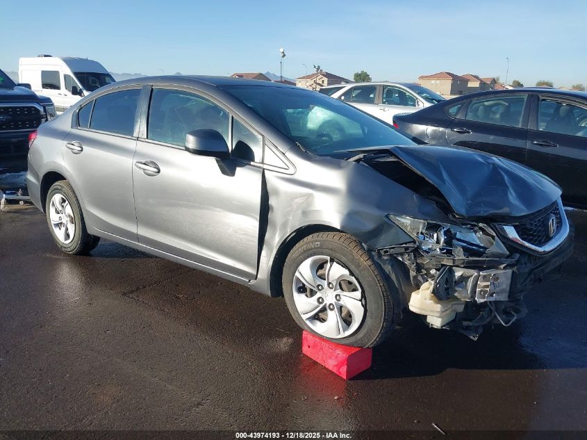 2013 Honda Civic Lx VIN: 19XFB2F59DE059631 Lot: 43974193