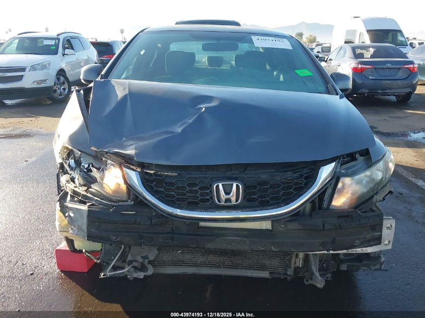 2013 Honda Civic Lx VIN: 19XFB2F59DE059631 Lot: 43974193