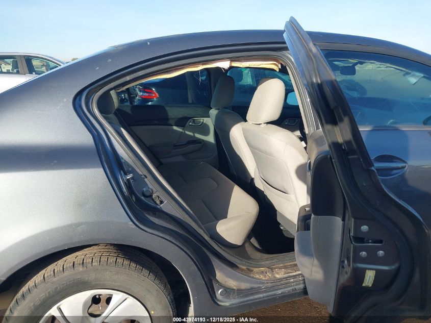 2013 Honda Civic Lx VIN: 19XFB2F59DE059631 Lot: 43974193