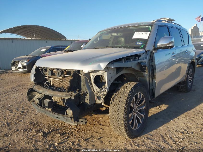2019 Nissan Armada Sl VIN: JN8AY2ND8K9086892 Lot: 43974200