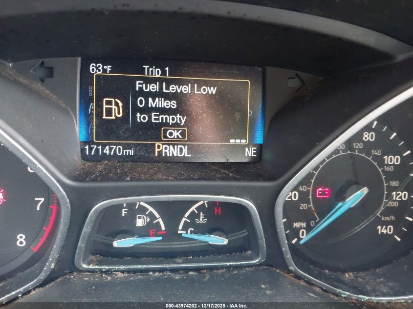 2017 Ford Focus Se VIN: 1FADP3F23HL208302 Lot: 43974202