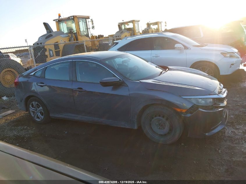 2016 Honda Civic Lx VIN: 19XFC2F57GE087901 Lot: 43974209