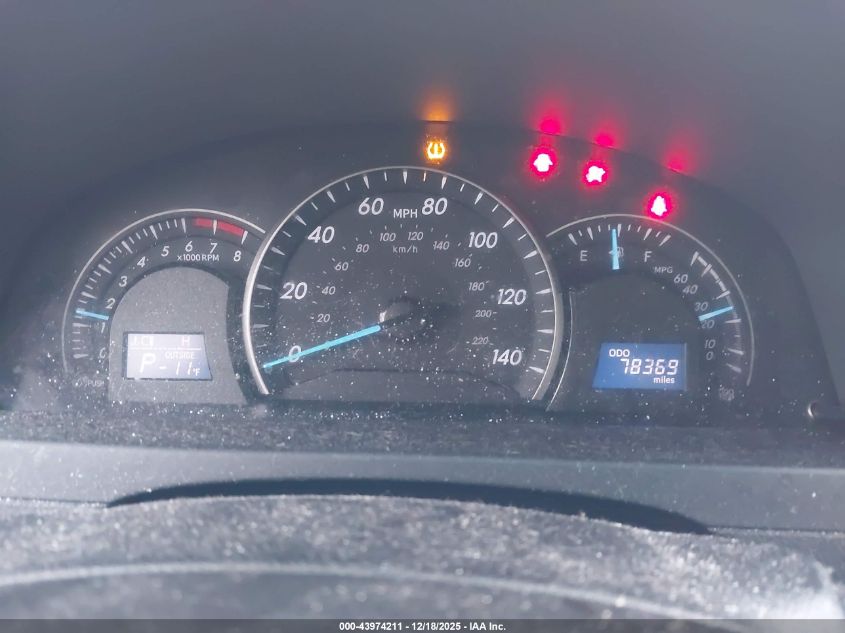 2012 Toyota Camry Le VIN: 4T4BF1FK8CR192272 Lot: 43974211