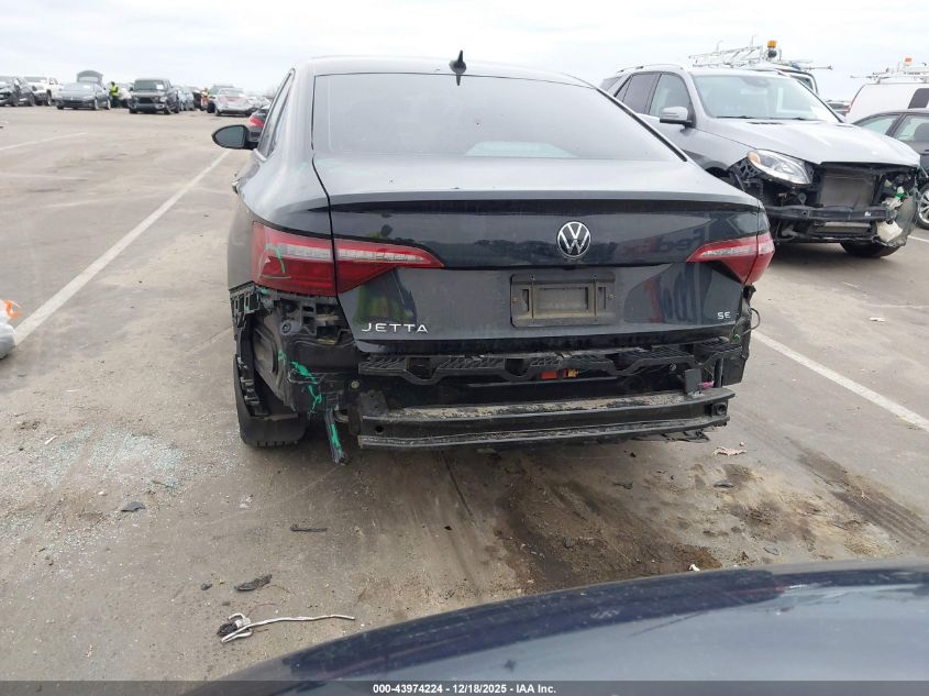 2022 Volkswagen Jetta 1.5T Se VIN: 3VW7M7BU7NM025751 Lot: 43974224
