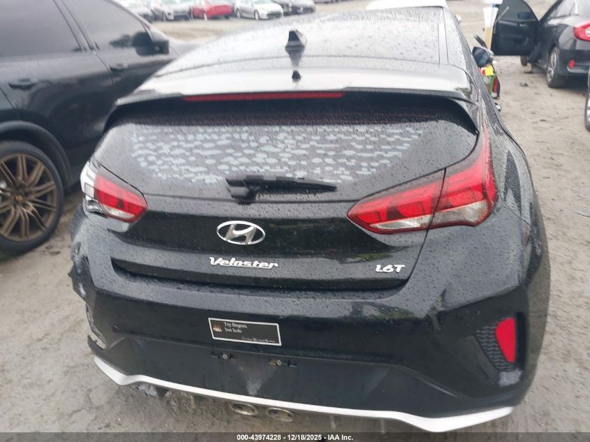 2019 Hyundai Veloster Turbo VIN: KMHTH6AB9KU006945 Lot: 43974228