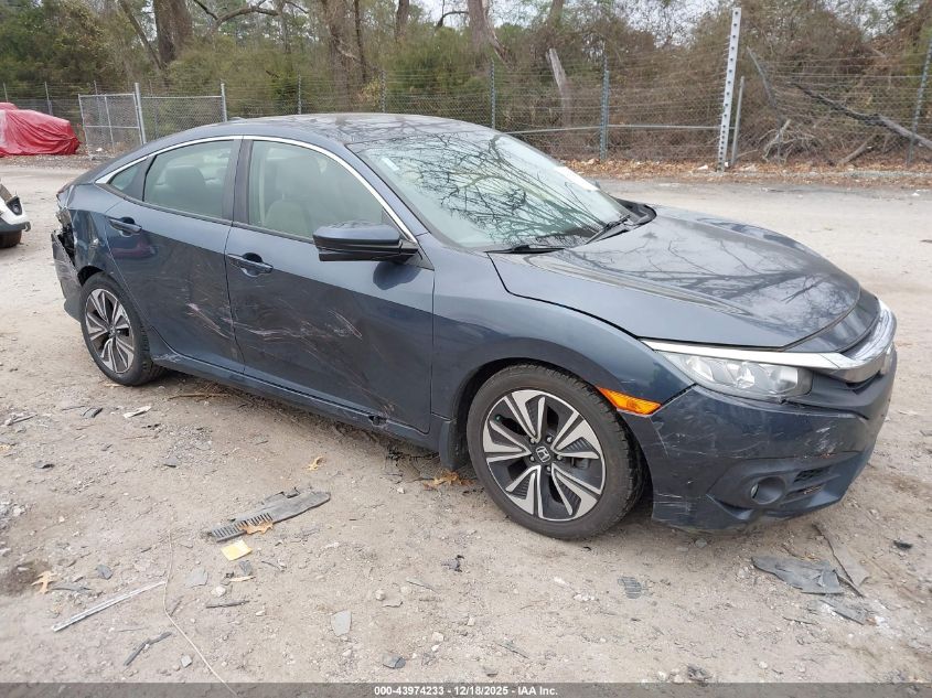 2018 Honda Civic Ex-T VIN: JHMFC1F38JX016589 Lot: 43974233