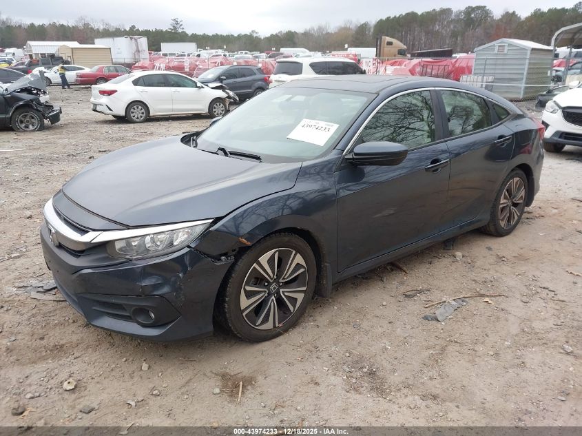 2018 Honda Civic Ex-T VIN: JHMFC1F38JX016589 Lot: 43974233