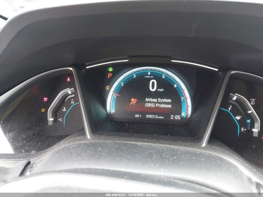 2018 Honda Civic Ex-T VIN: JHMFC1F38JX016589 Lot: 43974233