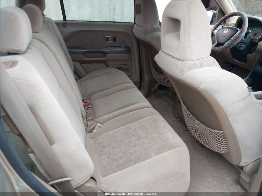 2005 Honda Pilot Lx VIN: 2HKYF18135H572288 Lot: 43974236