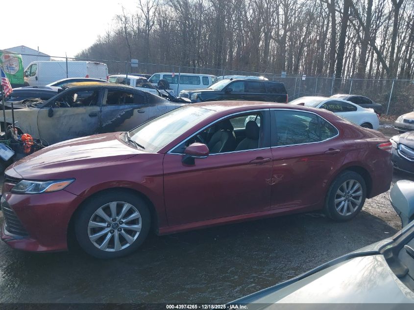 2019 Toyota Camry Le VIN: 4T1B11HK6KU692189 Lot: 43974265