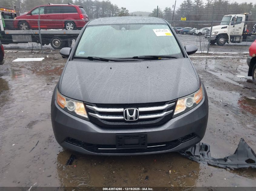 2016 Honda Odyssey Ex-L VIN: 5FNRL5H62GB162776 Lot: 43974266