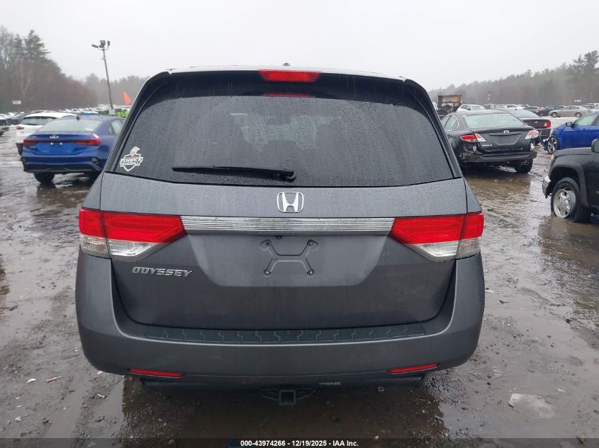 2016 Honda Odyssey Ex-L VIN: 5FNRL5H62GB162776 Lot: 43974266