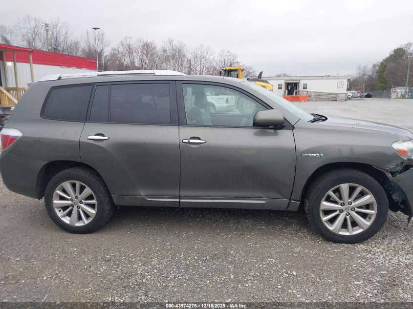 2010 Toyota Highlander Hybrid Limited V6 VIN: JTEJW3EH5A2045195 Lot: 43974276