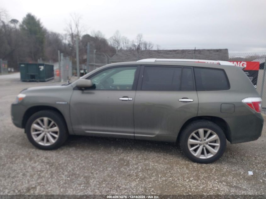 2010 Toyota Highlander Hybrid Limited V6 VIN: JTEJW3EH5A2045195 Lot: 43974276