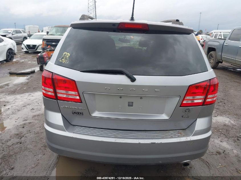 2017 Dodge Journey Se VIN: 3C4PDCABXHT522041 Lot: 43974291