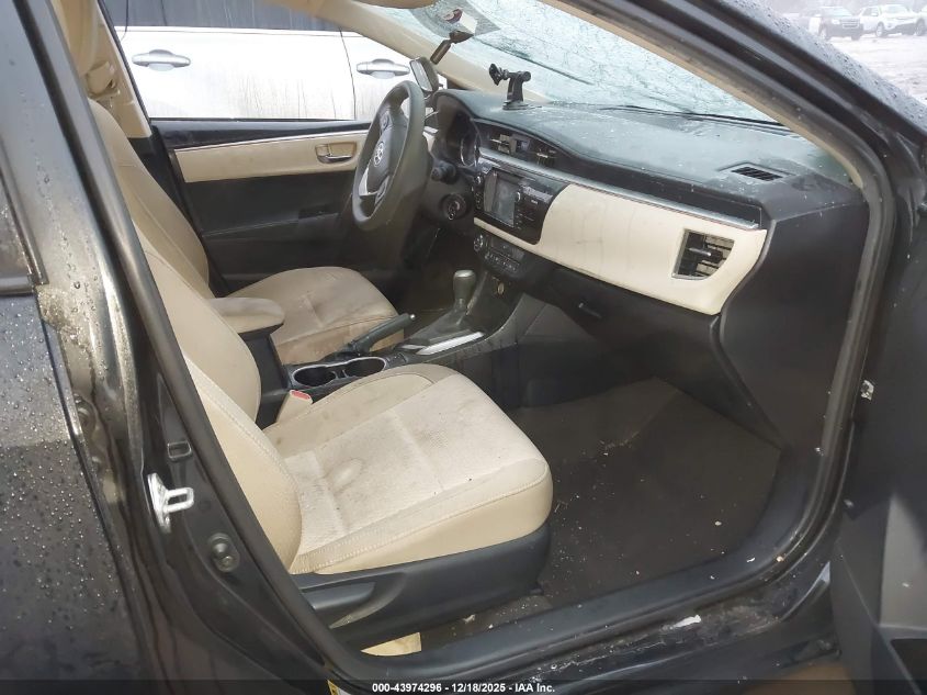 2015 Toyota Corolla Le VIN: 2T1BURHE7FC424050 Lot: 43974296