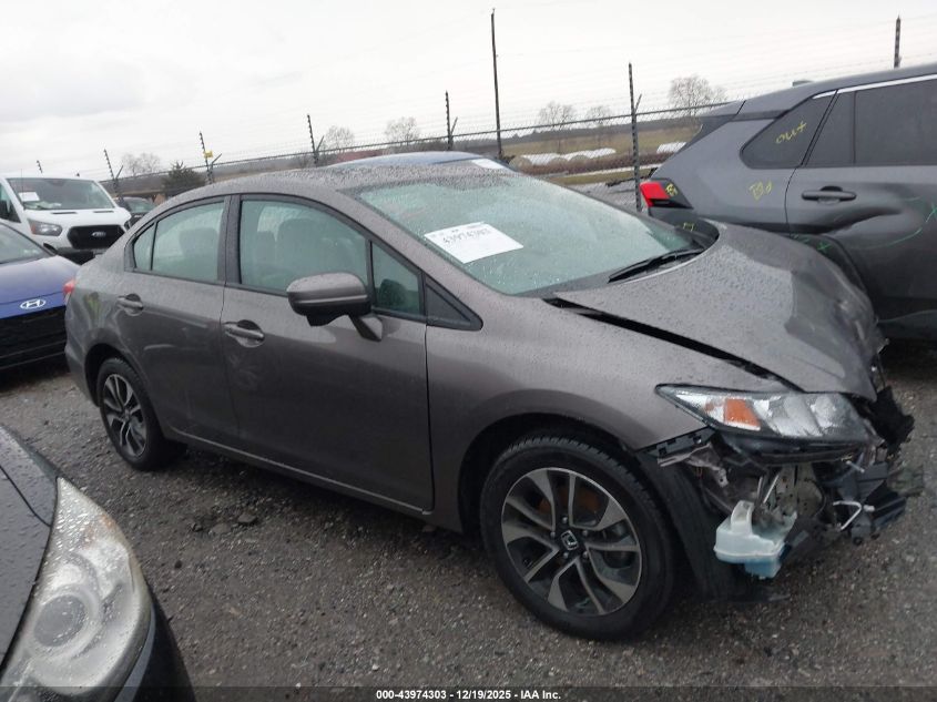 2014 Honda Civic Ex VIN: 19XFB2F85EE222450 Lot: 43974303