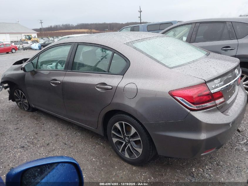 2014 Honda Civic Ex VIN: 19XFB2F85EE222450 Lot: 43974303