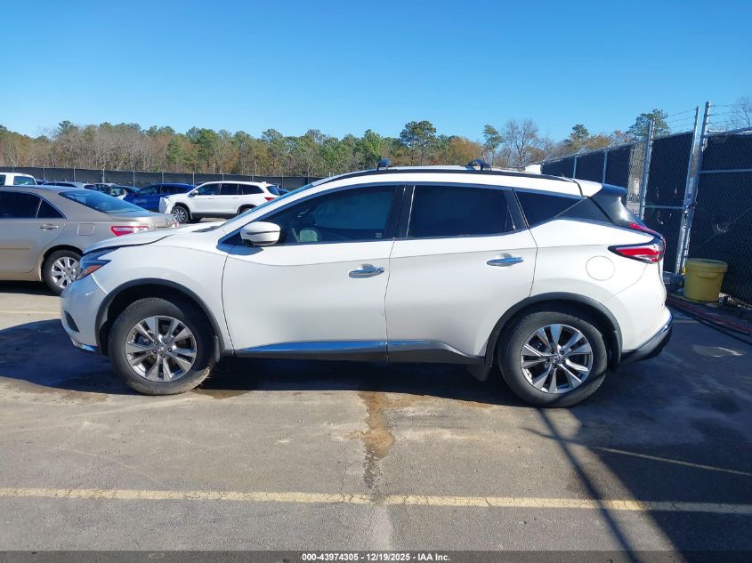 2018 Nissan Murano Sv VIN: 5N1AZ2MG1JN129202 Lot: 43974305