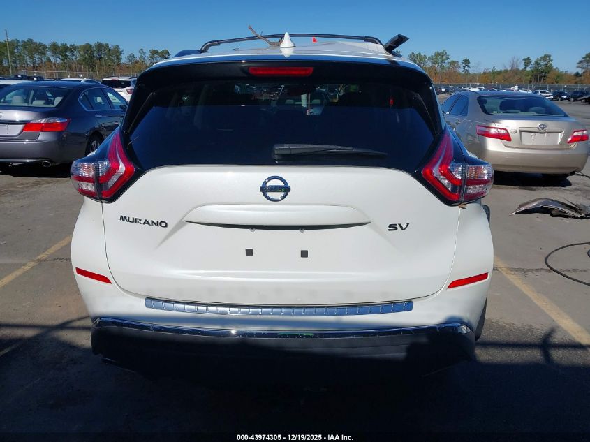 2018 Nissan Murano Sv VIN: 5N1AZ2MG1JN129202 Lot: 43974305