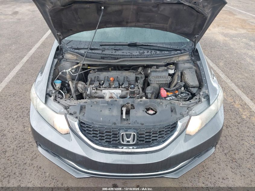 2013 Honda Civic Lx VIN: 19XFB2F58DE060124 Lot: 43974306