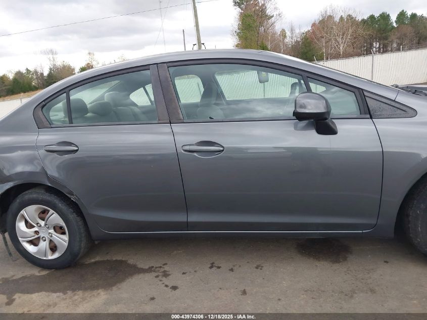 2013 Honda Civic Lx VIN: 19XFB2F58DE060124 Lot: 43974306