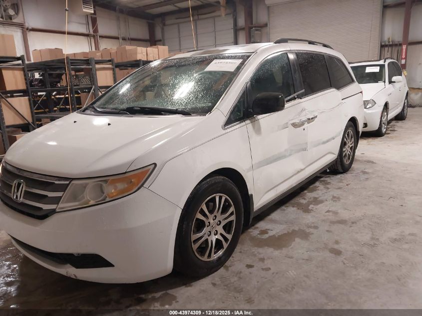 2012 Honda Odyssey Ex-L VIN: 5FNRL5H62CB033690 Lot: 43974309