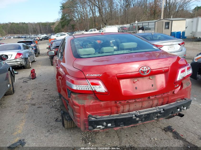 2010 Toyota Camry Le VIN: 4T4BF3EK0AR071522 Lot: 43974312