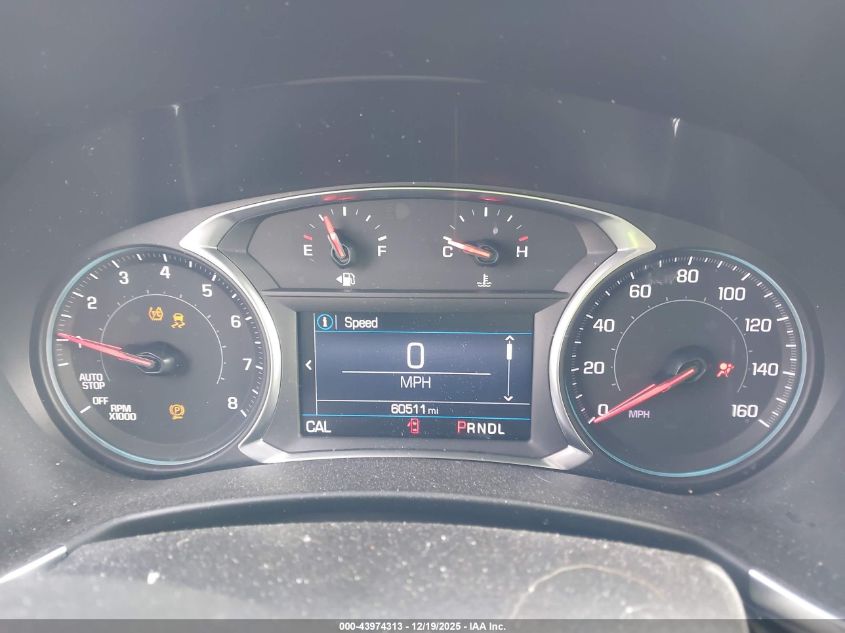 2019 Chevrolet Equinox Lt VIN: 3GNAXUEV6KS564492 Lot: 43974313