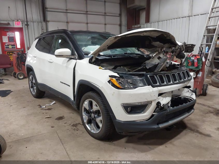 2019 Jeep Compass Limited 4X4 VIN: 3C4NJDCBXKT673956 Lot: 43974316