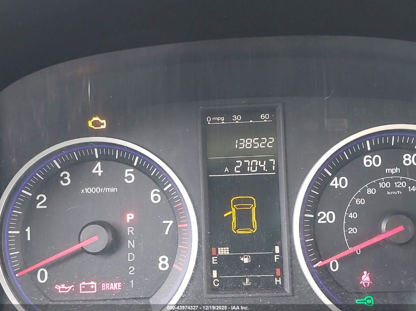 2009 Honda Cr-V Lx VIN: 5J6RE38359L014989 Lot: 43974327