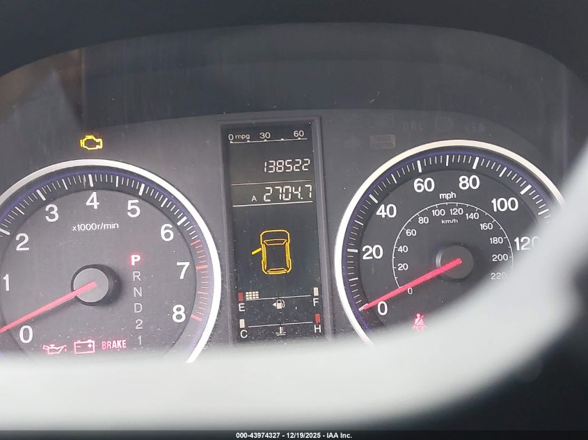 2009 Honda Cr-V Lx VIN: 5J6RE38359L014989 Lot: 43974327