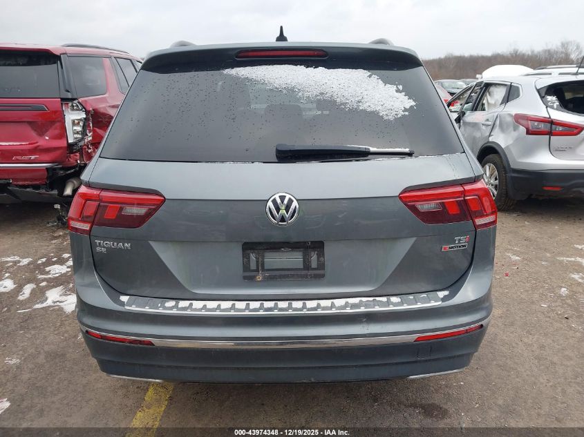 2018 Volkswagen Tiguan 2.0T Se/2.0T Sel VIN: 3VV2B7AX3JM193722 Lot: 43974348
