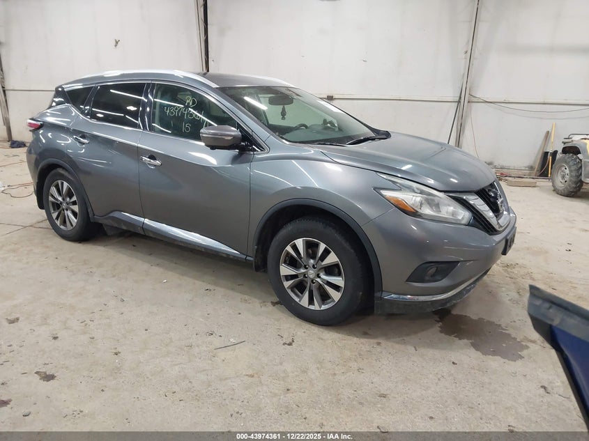 5N1AZ2MH6FN216416 2015 Nissan Murano Sl auction photo 1
