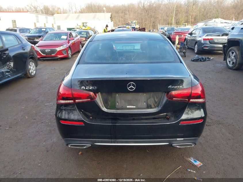 2019 Mercedes-Benz A 220 4Matic VIN: WDD3G4FB5KW001269 Lot: 43974360