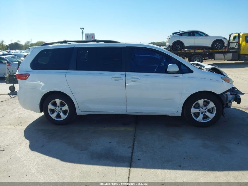 2016 Toyota Sienna Le 8 Passenger VIN: 5TDKK3DCXGS752126 Lot: 43974392